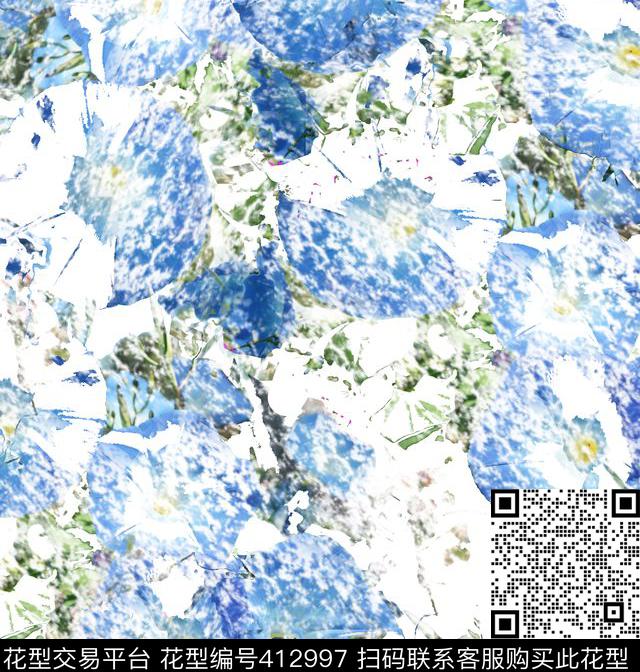 潮流抽象复古数码印花华亿平台下载（图片编号: 412997） - 瓦栏（Walan）