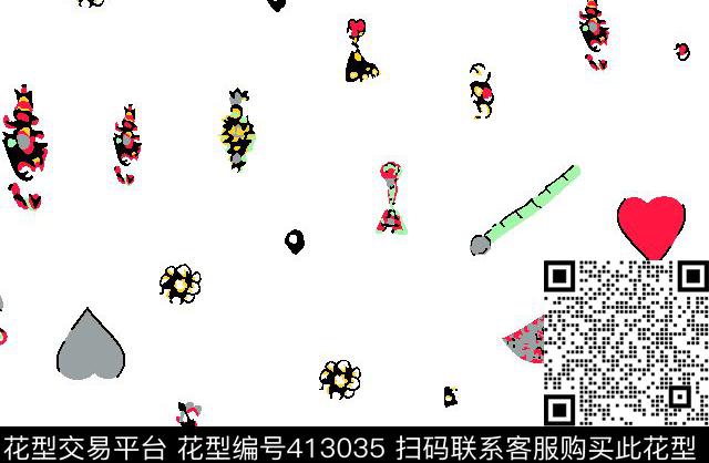 异形传统印花华亿平台下载（图片编号: 413035） - 瓦栏（Walan）