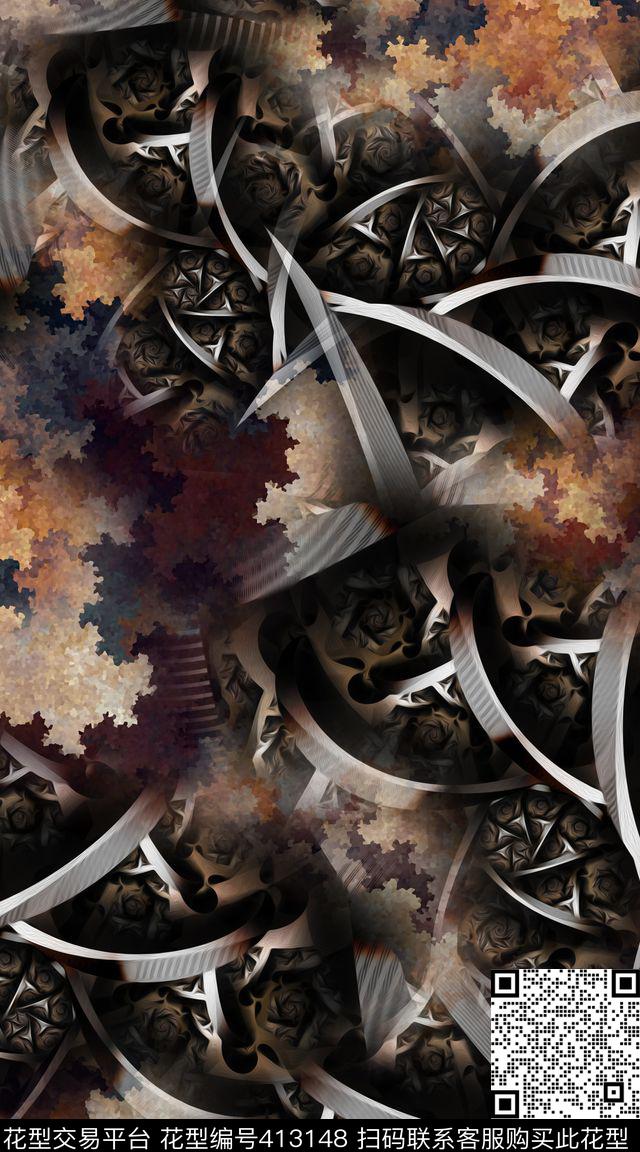 数码炫彩男士数码印花华亿平台下载（图片编号: 413148） - 瓦栏（Walan）