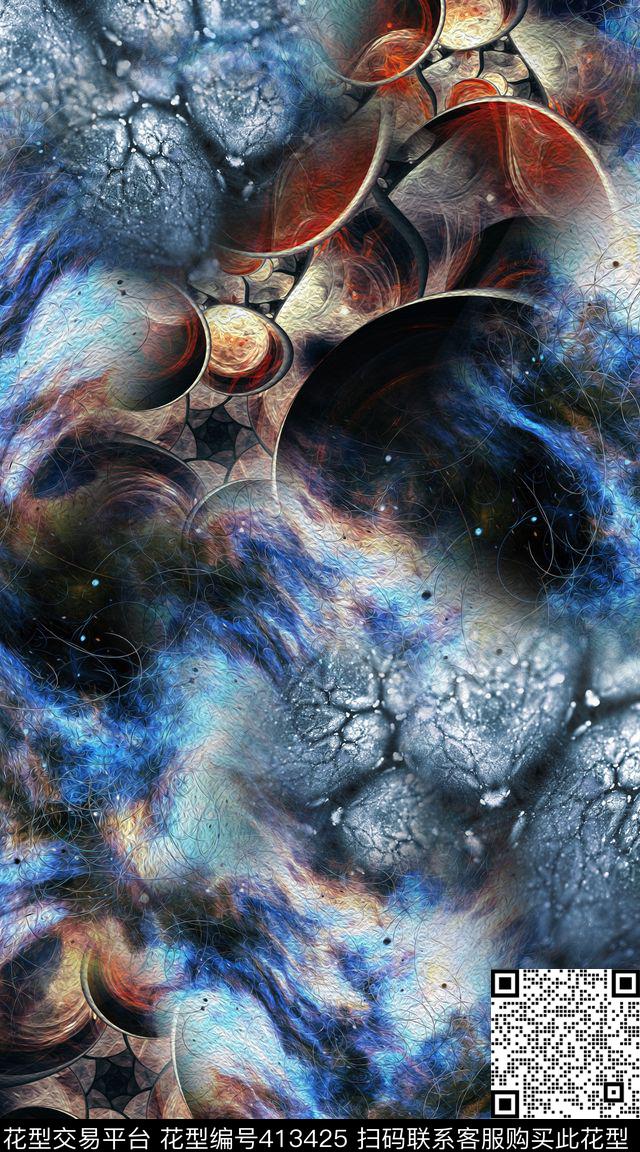 数码炫彩男士数码印花华亿平台下载（图片编号: 413425） - 瓦栏（Walan）