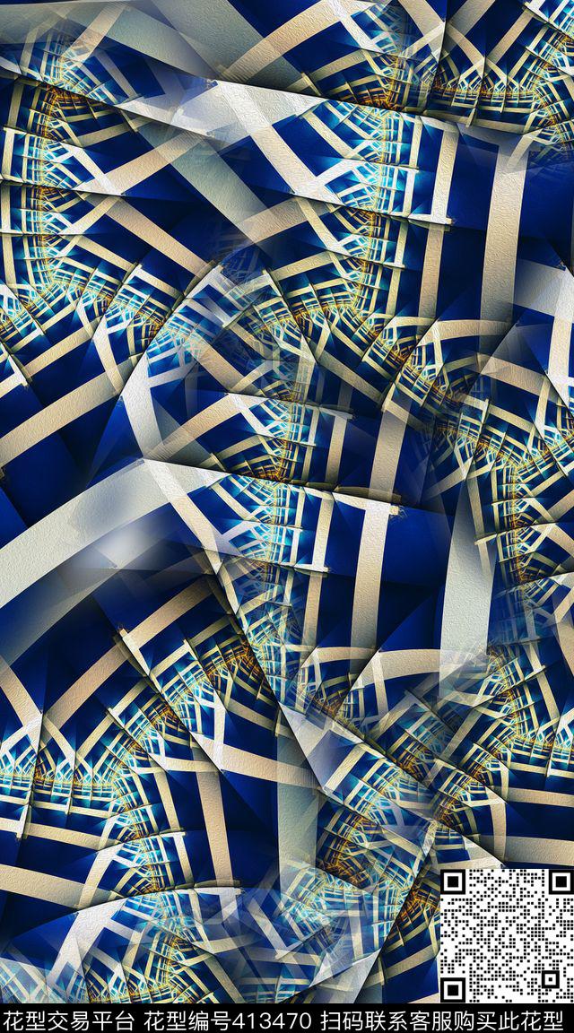 数码炫彩男士数码印花华亿平台下载（图片编号: 413470） - 瓦栏（Walan）