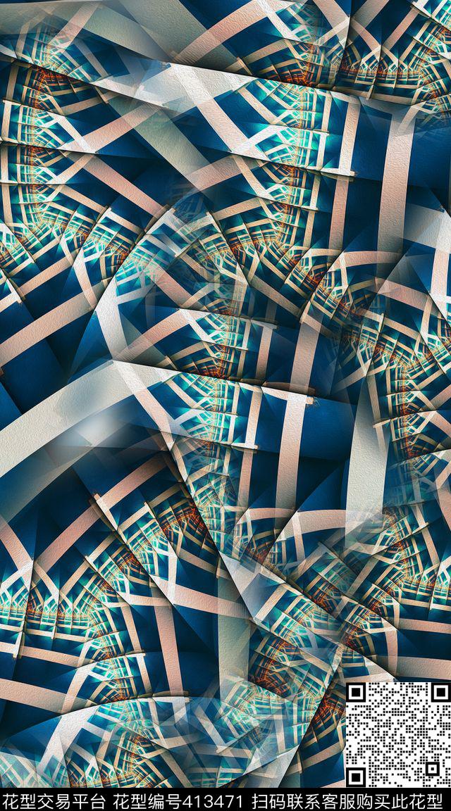 数码炫彩男士数码印花华亿平台下载（图片编号: 413471） - 瓦栏（Walan）