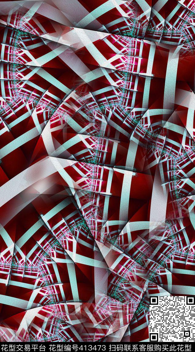 数码炫彩男士数码印花华亿平台下载（图片编号: 413473） - 瓦栏（Walan）