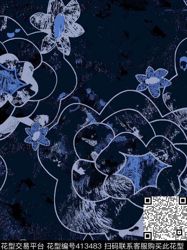 jpg20x26.67cm300dpi传统印花华亿平台下载（图片编号: 413483） - 瓦栏（Walan）