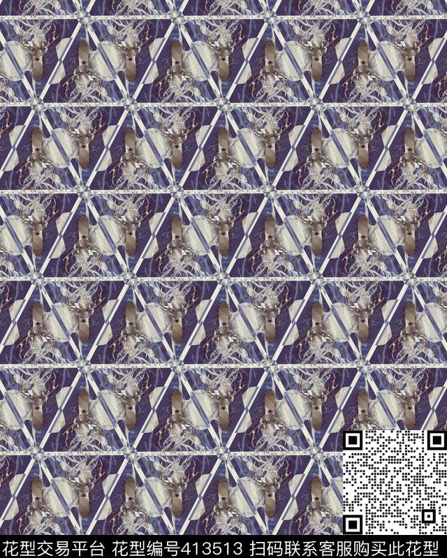 潮流都市时尚数码印花华亿平台下载（图片编号: 413513） - 瓦栏（Walan）