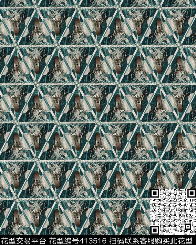 潮流都市时尚数码印花华亿平台下载（图片编号: 413516） - 瓦栏（Walan）