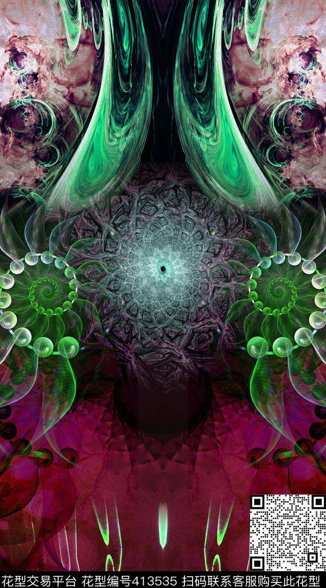 数码炫彩男士数码印花华亿平台下载（图片编号: 413535） - 瓦栏（Walan）