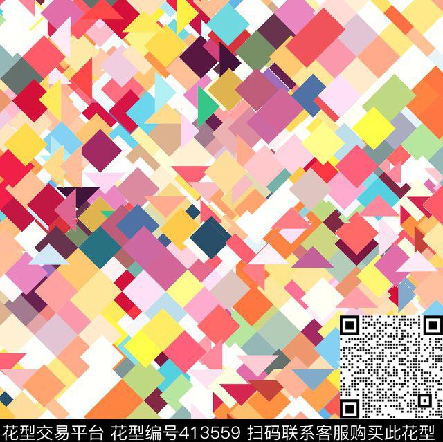 潮流抽象复古传统印花华亿平台下载（图片编号: 413559） - 瓦栏（Walan）