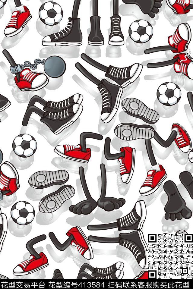 卡通可爱学院学生1清醒风格传统印花华亿平台下载（图片编号: 413584） - 瓦栏（Walan）