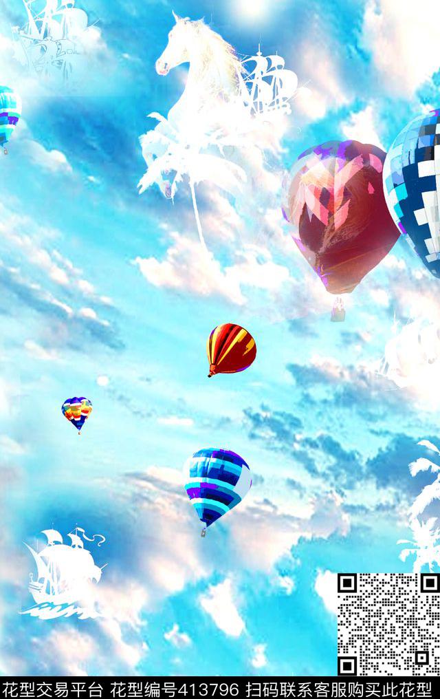 窗帘短裤男装数码印花华亿平台下载（图片编号: 413796） - 瓦栏（Walan）