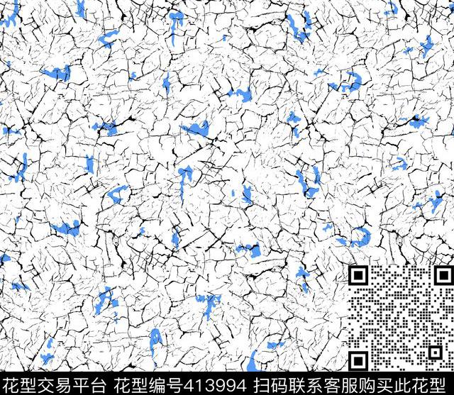 休闲抽象裂纹豹纹传统印花华亿平台下载（图片编号: 413994） - 瓦栏（Walan）