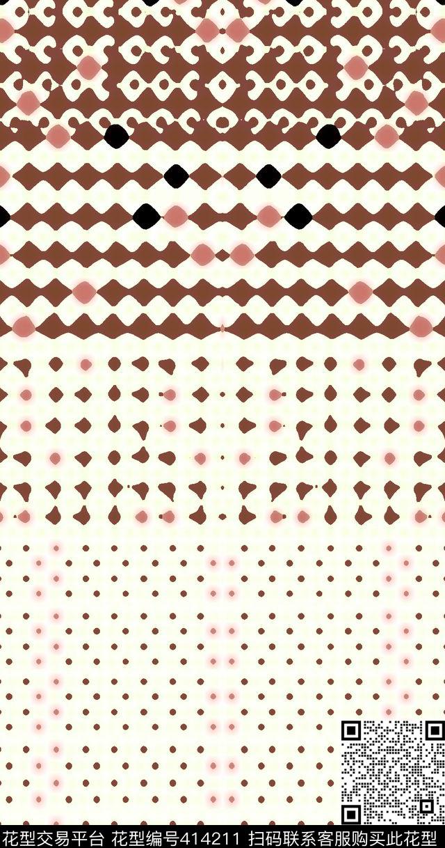 几何男装上衣传统印花华亿平台下载（图片编号: 414211） - 瓦栏（Walan）