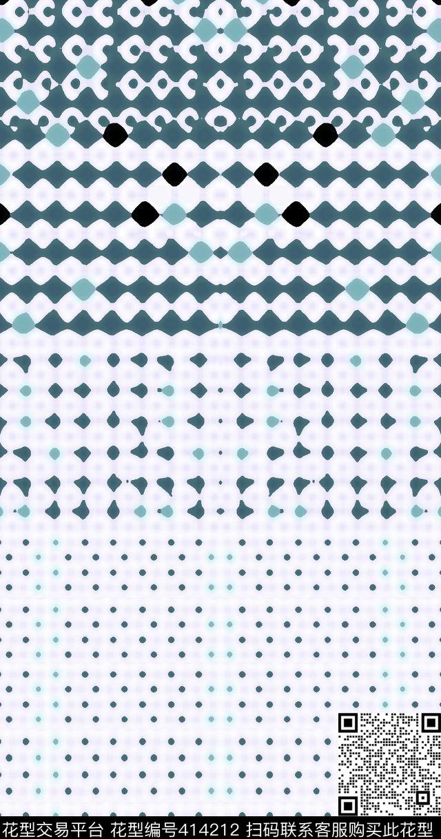 几何男装上衣传统印花华亿平台下载（图片编号: 414212） - 瓦栏（Walan）