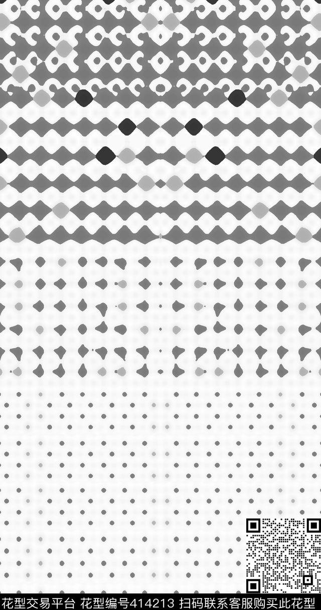 几何男装上衣传统印花华亿平台下载（图片编号: 414213） - 瓦栏（Walan）