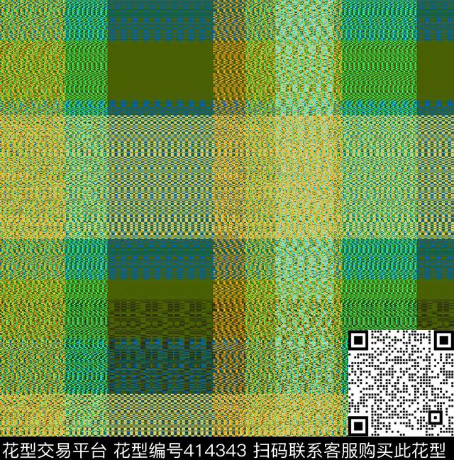 大方格简约多重方格传统印花华亿平台下载（图片编号: 414343） - 瓦栏（Walan）