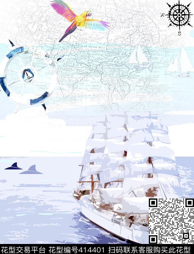 海洋家纺热带风情传统印花华亿平台下载（图片编号: 414401） - 瓦栏（Walan）