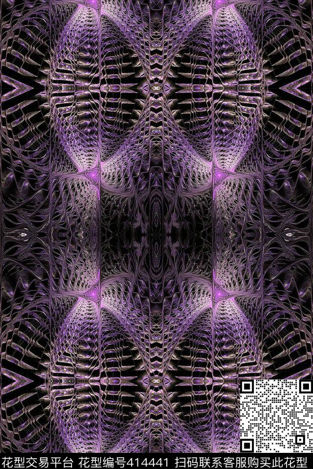 卡斯特点线面数码印花华亿平台下载（图片编号: 414441） - 瓦栏（Walan）