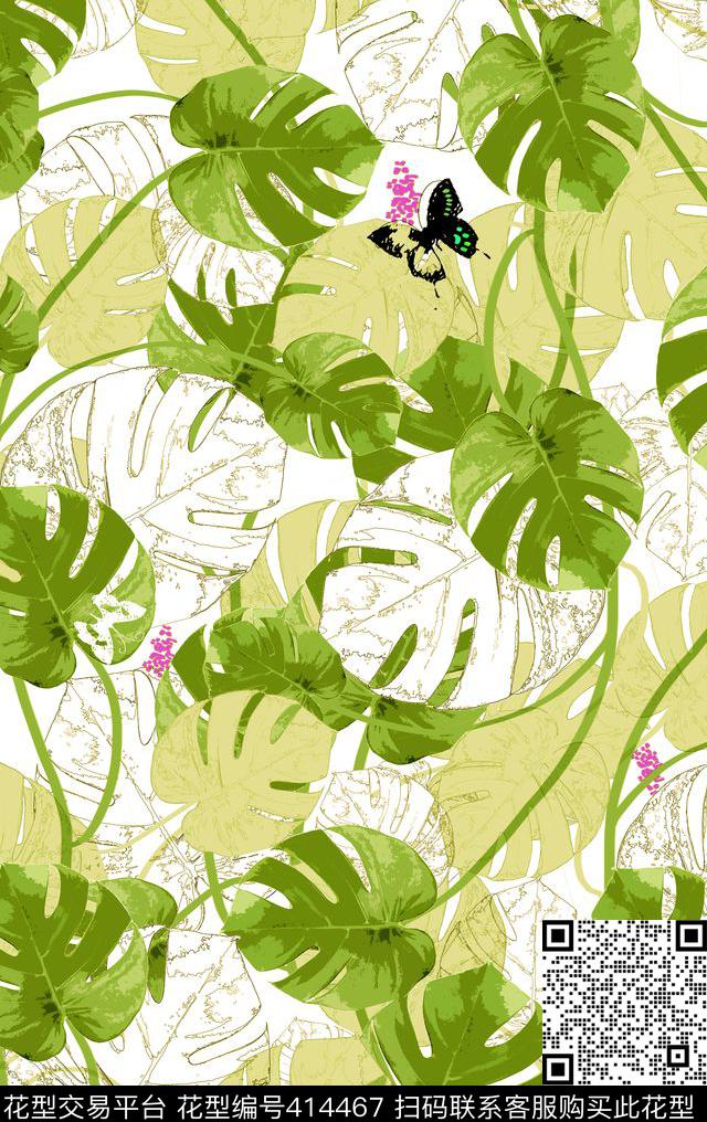 青花瓷夏装写意传统印花华亿平台下载（图片编号: 414467） - 瓦栏（Walan）