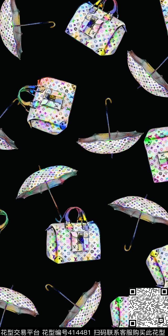 时尚包包数码印花华亿平台下载（图片编号: 414481） - 瓦栏（Walan）