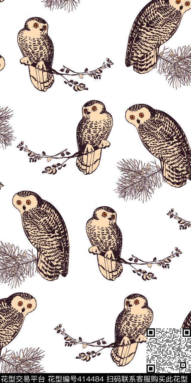 动物时尚传统印花华亿平台下载（图片编号: 414484） - 瓦栏（Walan）