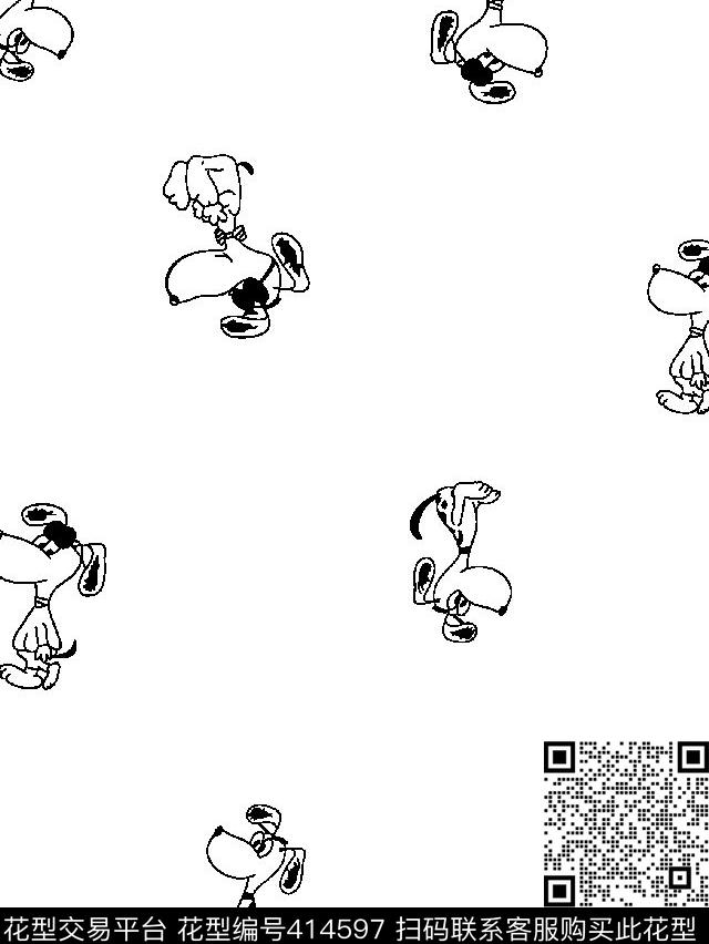 动物壹人行几何动物传统印花华亿平台下载（图片编号: 414597） - 瓦栏（Walan）