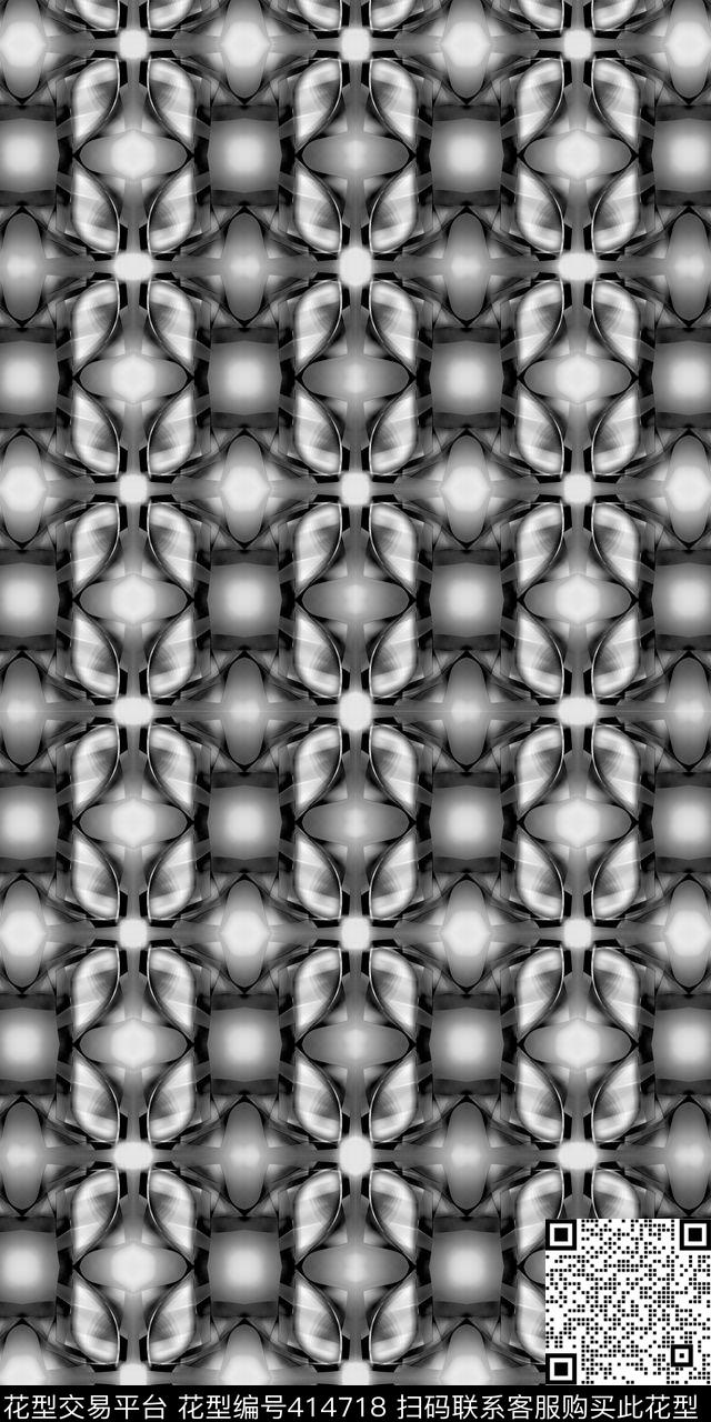 几何几何渐变传统印花华亿平台下载（图片编号: 414718） - 瓦栏（Walan）