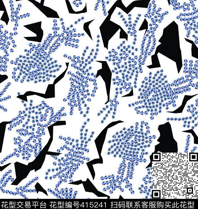 抽象流行时尚岩谷传统印花华亿平台下载（图片编号: 415241） - 瓦栏（Walan）