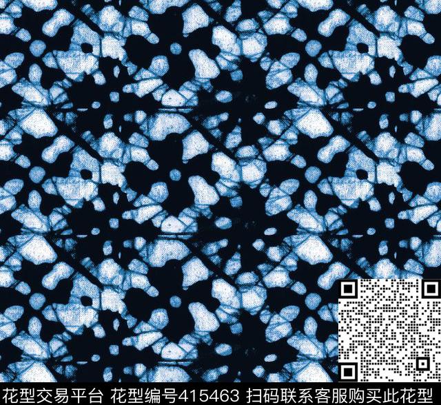 几何扎染层次传统印花华亿平台下载（图片编号: 415463） - 瓦栏（Walan）