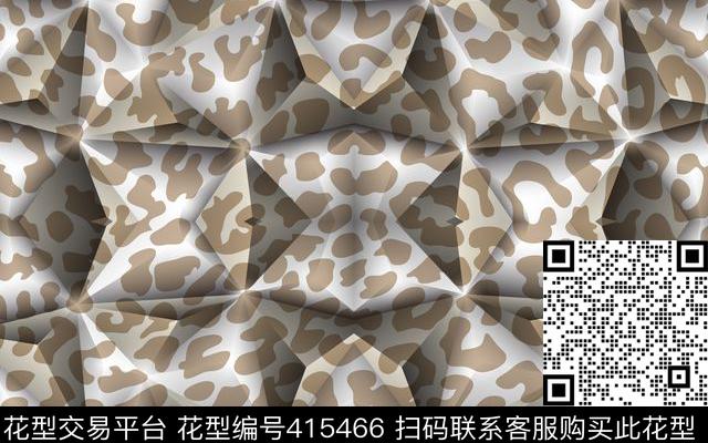 3D过渡几何数码印花华亿平台下载（图片编号: 415466） - 瓦栏（Walan）