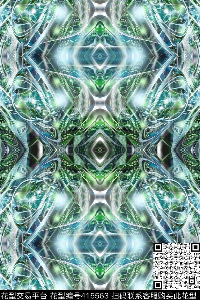 炫光影数码印花华亿平台下载（图片编号: 415563） - 瓦栏（Walan）