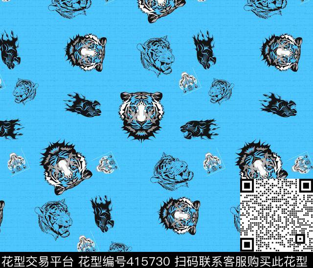 猴子手绘动物数码印花华亿平台下载（图片编号: 415730） - 瓦栏（Walan）