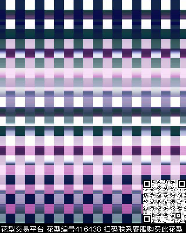 几何条格格子传统印花华亿平台下载（图片编号: 416438） - 瓦栏（Walan）