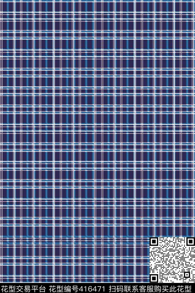 衬衫条纹格子传统印花华亿平台下载（图片编号: 416471） - 瓦栏（Walan）