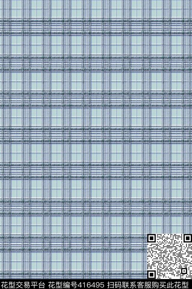 格子男装条纹传统印花华亿平台下载（图片编号: 416495） - 瓦栏（Walan）