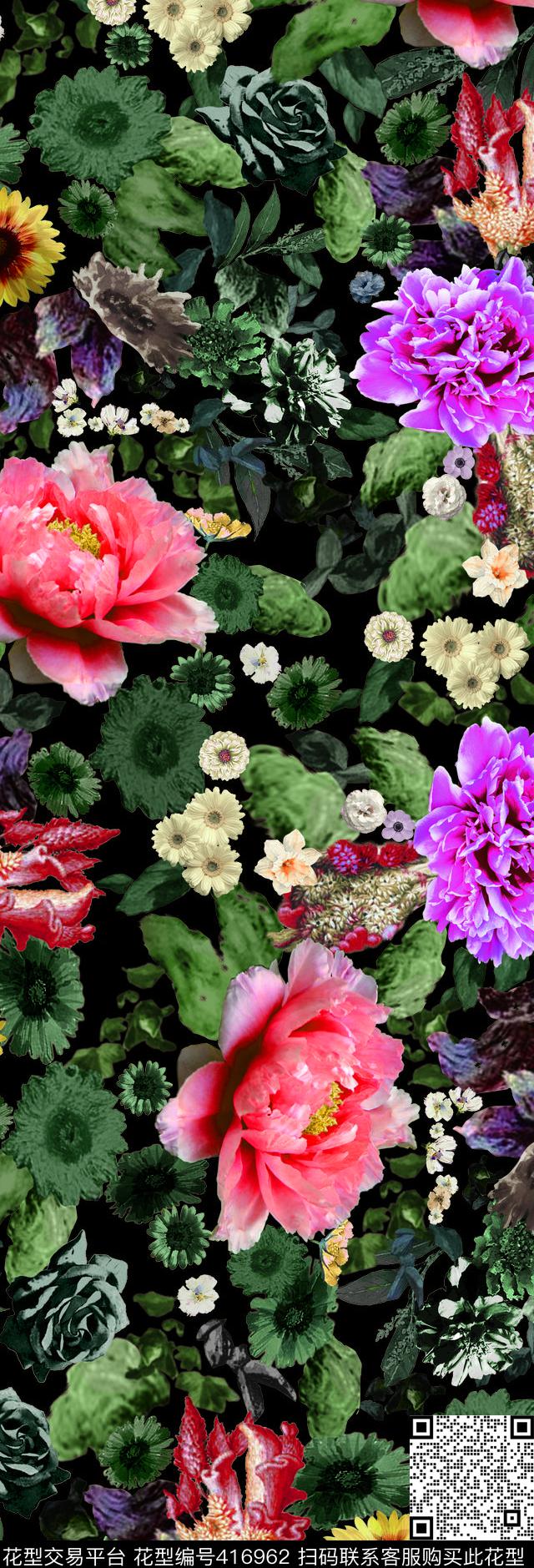 红花数码印花华亿平台下载（图片编号: 416962） - 瓦栏（Walan）