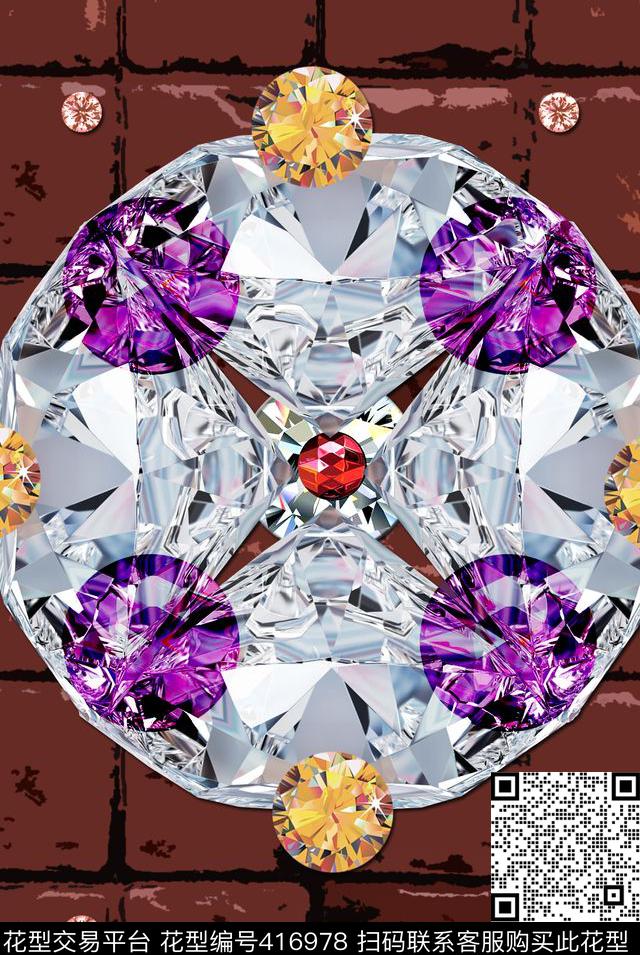 欧式宫廷风旗袍唐装传统印花华亿平台下载（图片编号: 416978） - 瓦栏（Walan）