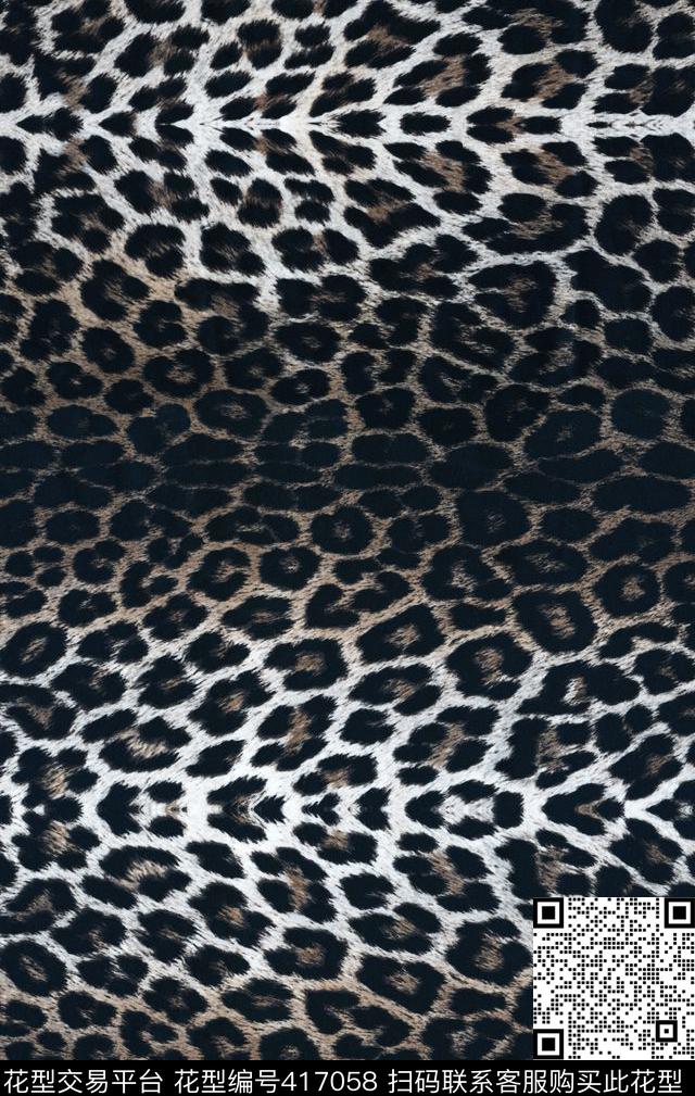 休闲豹纹印花传统印花华亿平台下载（图片编号: 417058） - 瓦栏（Walan）