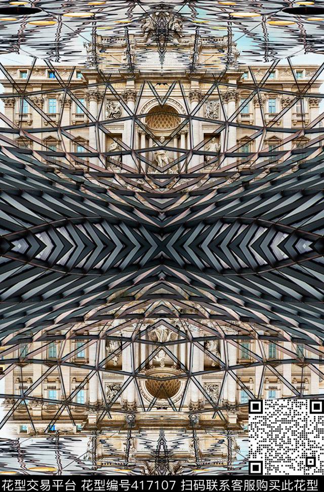 度假圣地广场建筑数码印花华亿平台下载（图片编号: 417107） - 瓦栏（Walan）