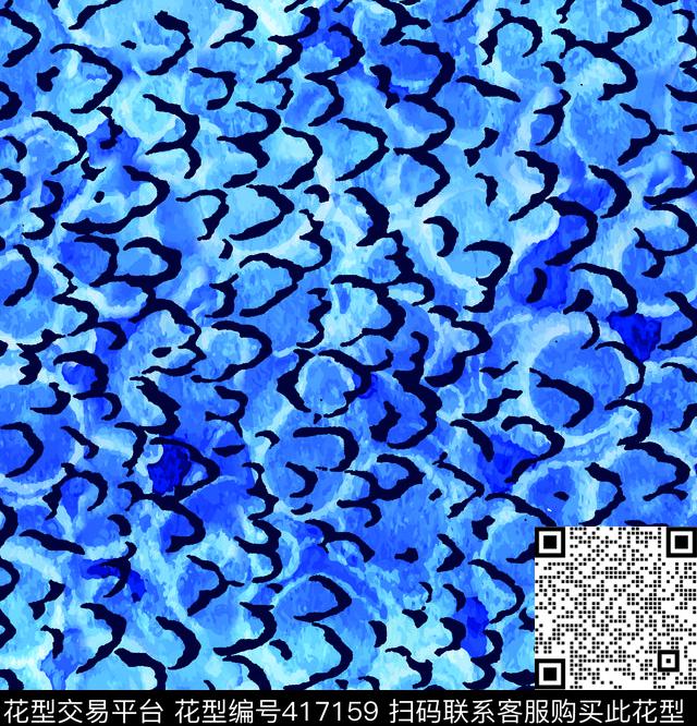 休闲波纹and豹纹运动数码印花华亿平台下载（图片编号: 417159） - 瓦栏（Walan）
