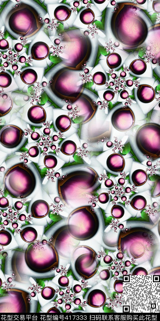 时尚虚幻数码印花华亿平台下载（图片编号: 417333） - 瓦栏（Walan）