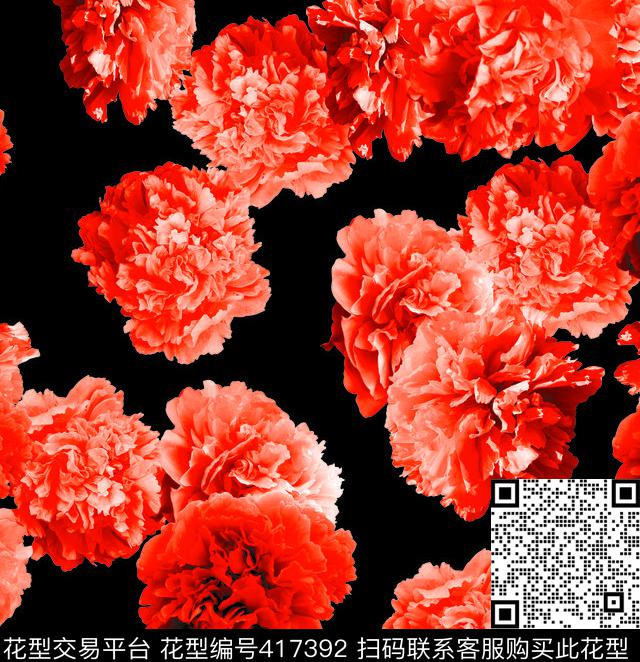 牡丹数码印花华亿平台下载（图片编号: 417392） - 瓦栏（Walan）