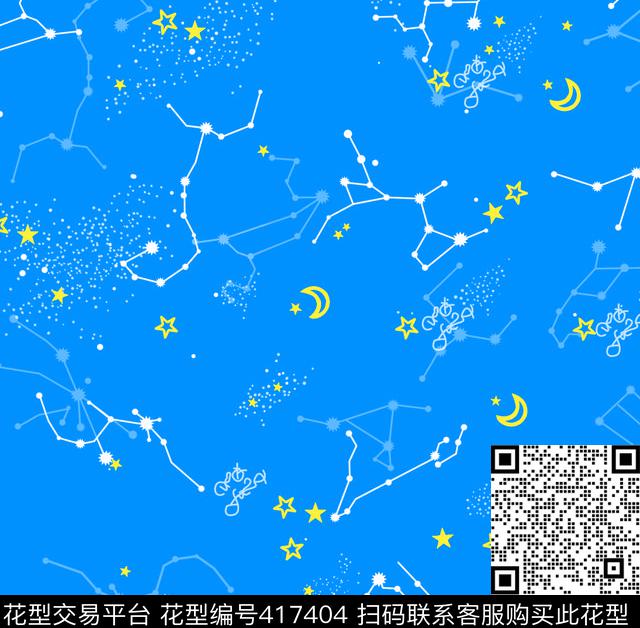 星座传统印花华亿平台下载（图片编号: 417404） - 瓦栏（Walan）