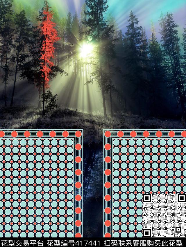 定位风景前卫数码印花华亿平台下载（图片编号: 417441） - 瓦栏（Walan）