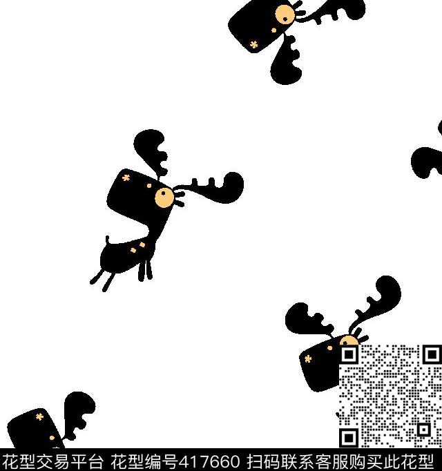 动物壹人行几何动物传统印花华亿平台下载（图片编号: 417660） - 瓦栏（Walan）