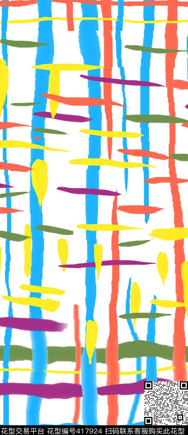 定位水印线条传统印花华亿平台下载（图片编号: 417924） - 瓦栏（Walan）