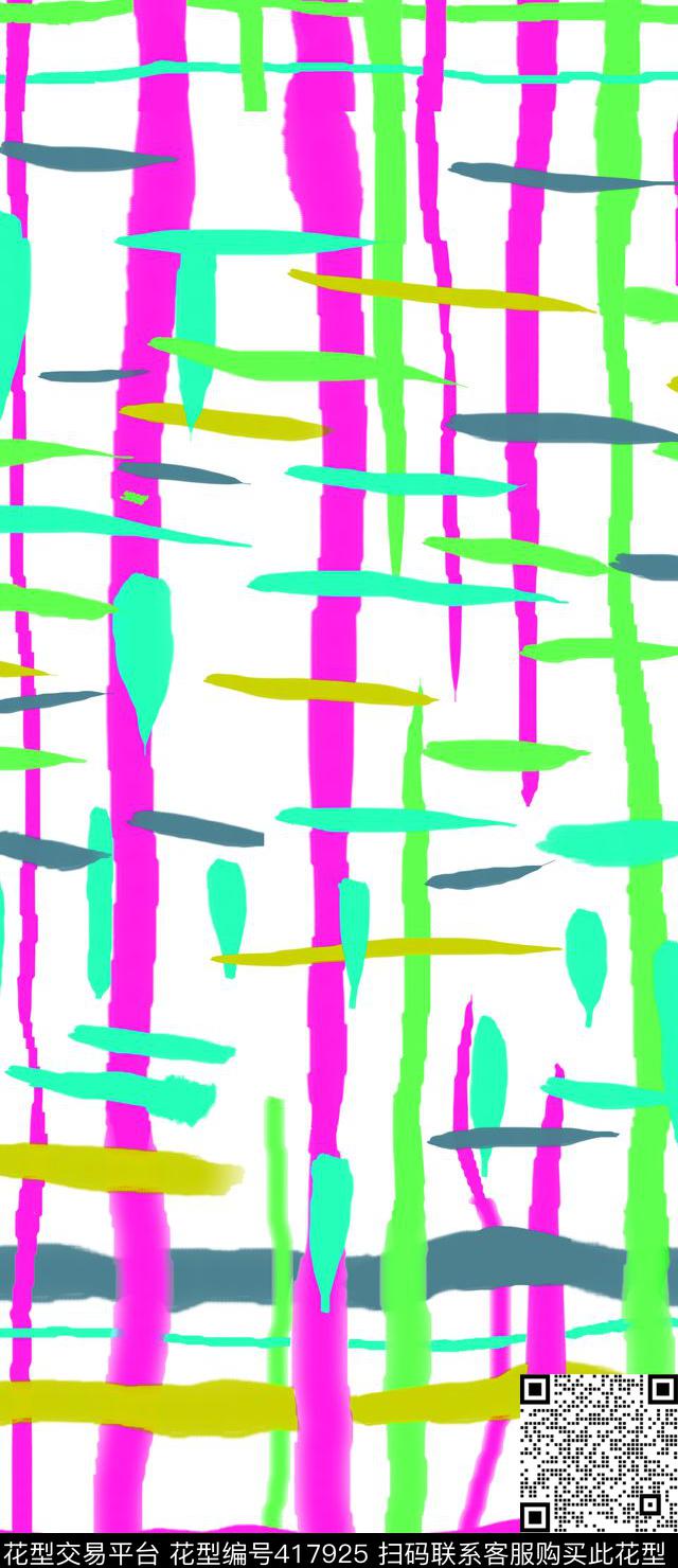 青春线条时尚传统印花华亿平台下载（图片编号: 417925） - 瓦栏（Walan）