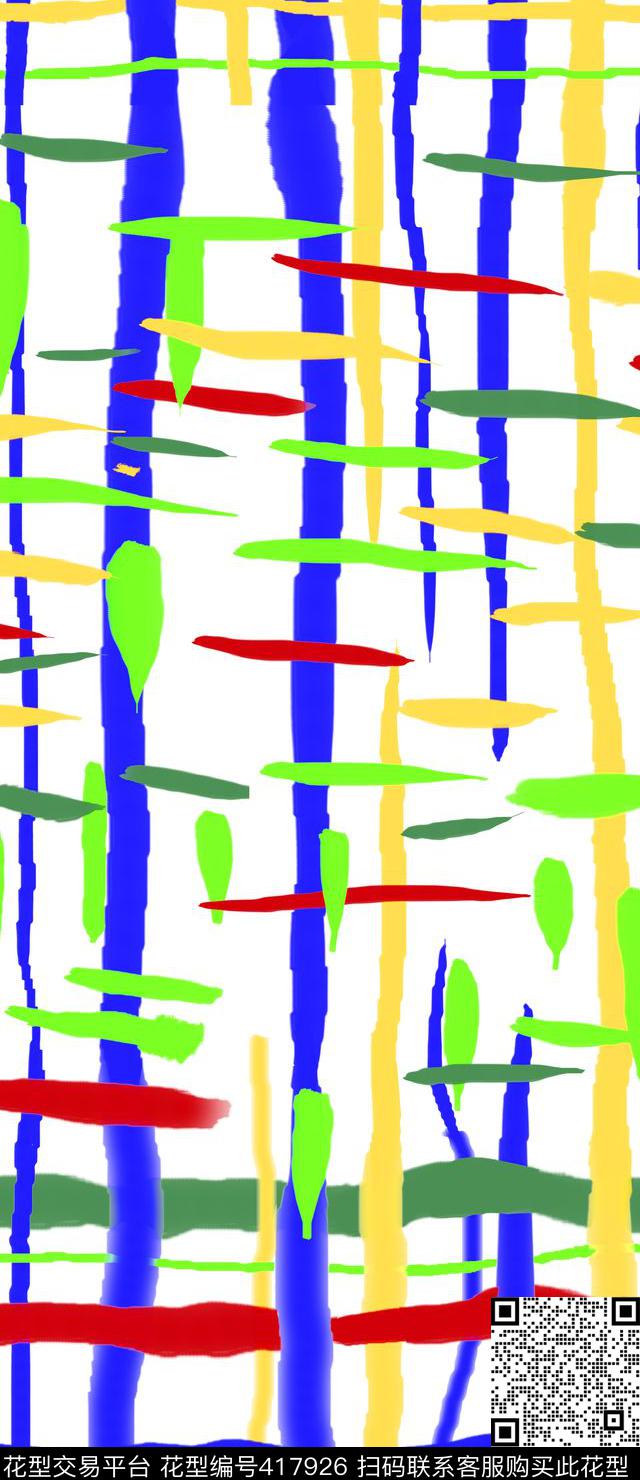 青春线条时尚传统印花华亿平台下载（图片编号: 417926） - 瓦栏（Walan）