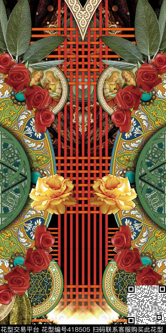 编织定位服装数码印花华亿平台下载（图片编号: 418505） - 瓦栏（Walan）