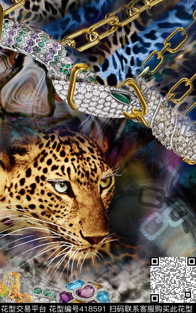 部落风格珠宝铁链sunday_大牌定位华亿平台数码印花华亿平台下载（图片编号: 418591） - 瓦栏（Walan）