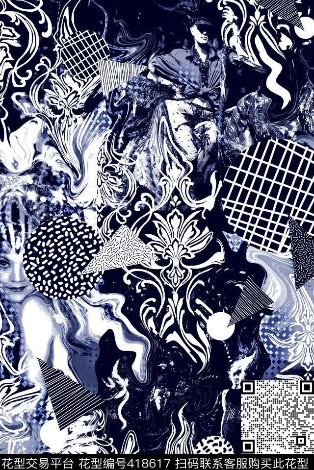 欧美潮牌百老汇数码印花华亿平台下载（图片编号: 418617） - 瓦栏（Walan）